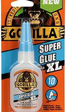 Gorilla Super Glue XL, Clear Glue, 25 Gram (Pack of 1) - All Purpose and Fast Setting for Projects and Repairs
