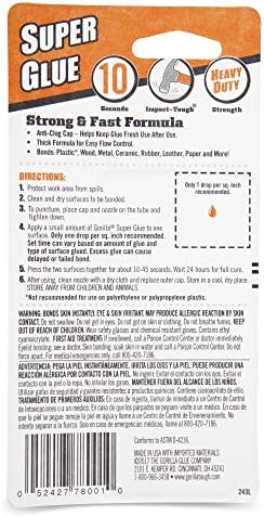 Gorilla Super Glue XL, Clear Glue, 25 Gram (Pack of 1) - All Purpose and Fast Setting for Projects and Repairs - Image 2