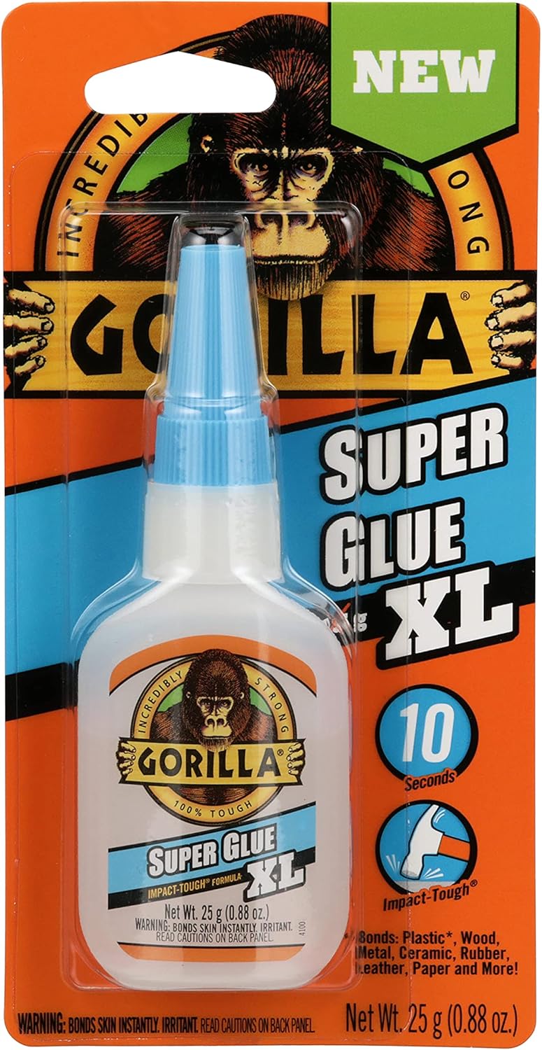 Gorilla Super Glue XL, Clear Glue, 25 Gram (Pack of 1) - All Purpose and Fast Setting for Projects and Repairs - Image 9